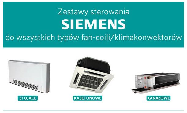 SIEMENS: Zestawy sterowania fan-coili od 336 PLN