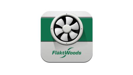 Aplikacja moblilna Fläkt Woods