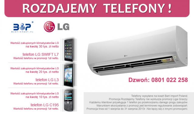BART Import Poland: Rozdajemy telefony LG!