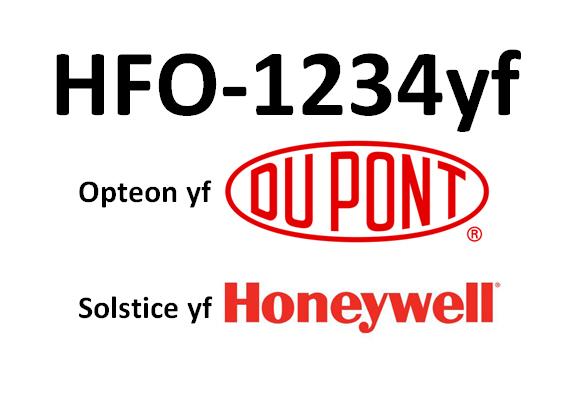 HFO-1234yf, opteon yf, solstice yf, du pont, honeywell