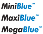 MiniBlue MegaBlue MaxiBlue
