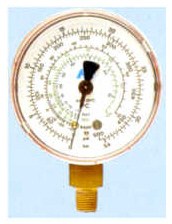 Rys. 3. Manometr 423-BCP do pomiaru ciśnień trzech różnych czynników ze wskazaniem ich temperatur nasycenia [3]