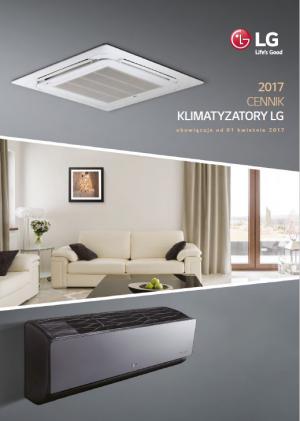 LG - Systemy klimatyzacji. Cennik 2017