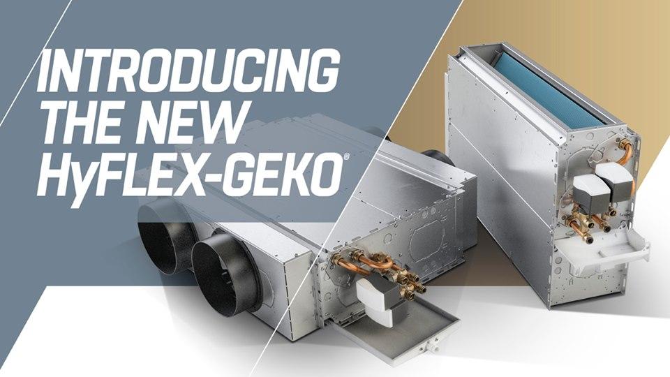 Klimakonwektory HyFlex-Geko - nowa wysoka elastyczność, wydajność i komfort
