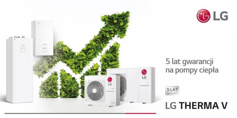 LG wydłuża gwarancję do 5 lat dla wiodącej serii pomp ciepła Therma V!